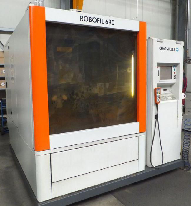 Tools Prime - Obróbka CNC - Elektrodrążarka drutowa CHARMILLES ROBOFIL 690 (800mm x 600mm x 400mm) 